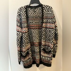 Forever 21 Patterned Cardigan